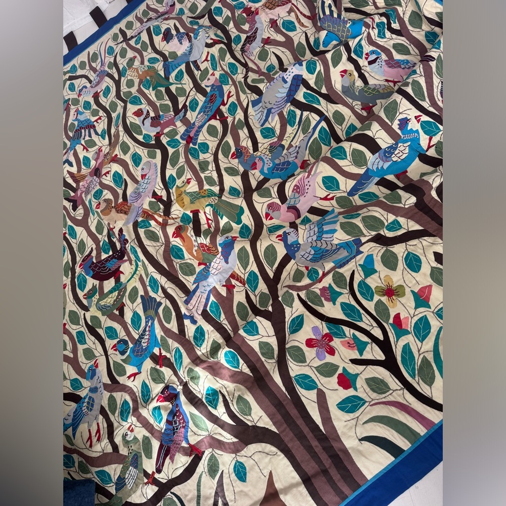 Handmade Egyptian wall art Birds&Trees